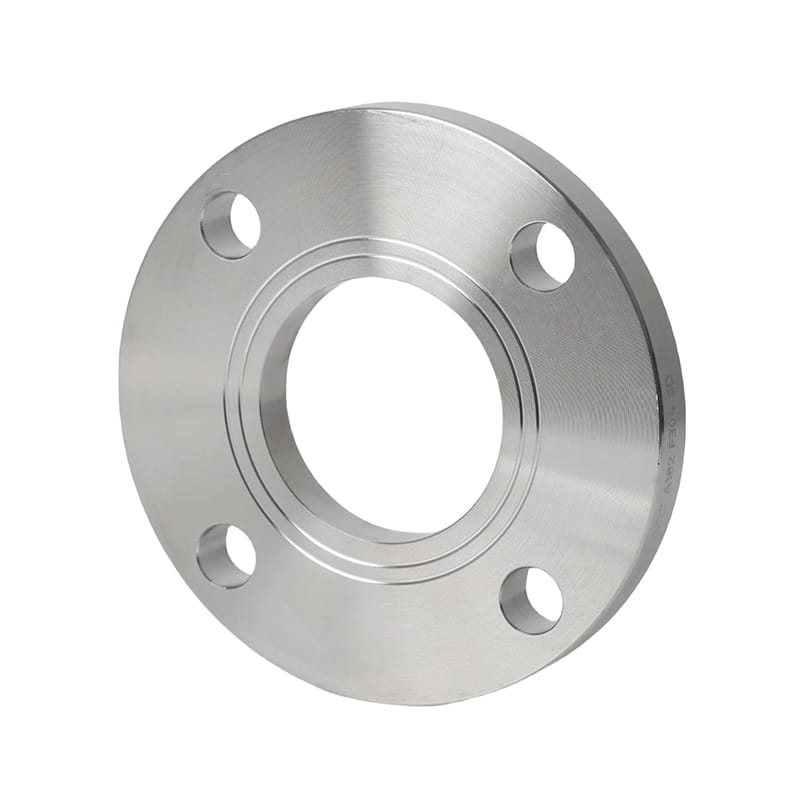 Mặt bích tấm bằng thép carbon với các lỗ bu lông xung quanh nó xung quanh