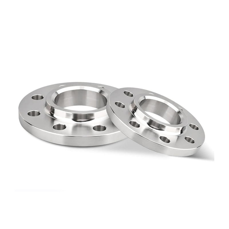 Thép không gỉ 304 Trượt trên mặt bích với một trung tâm được gia cố ở gốc