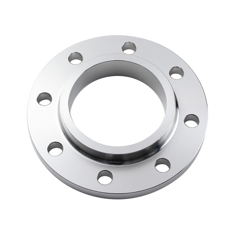 Thép không gỉ 304 Trượt trên mặt bích với một trung tâm được gia cố ở gốc