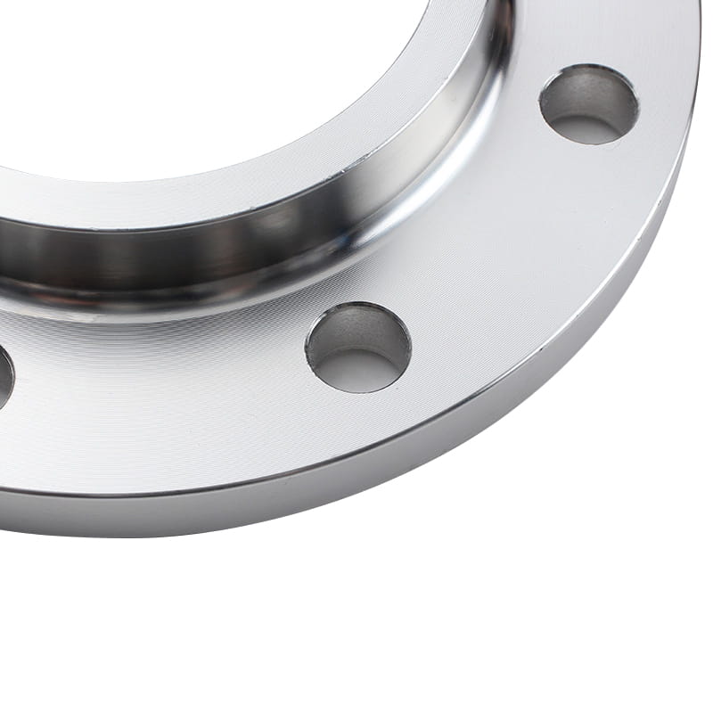 Thép không gỉ 304 Trượt trên mặt bích với một trung tâm được gia cố ở gốc