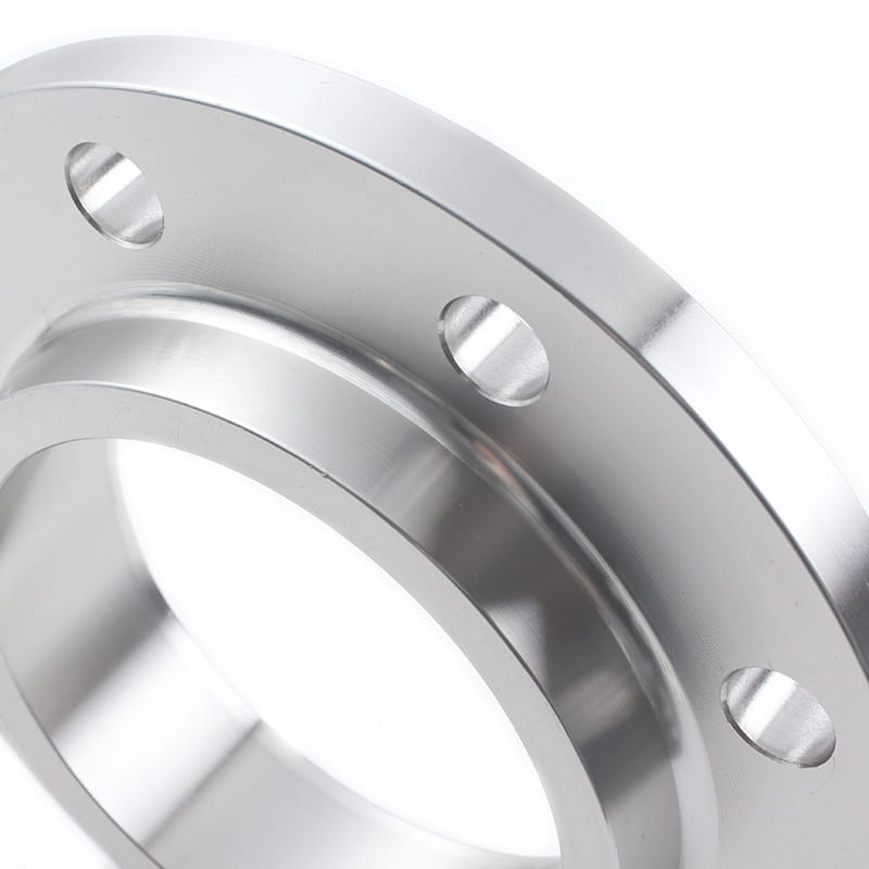 Thép không gỉ 304 Trượt trên mặt bích với một trung tâm được gia cố ở gốc