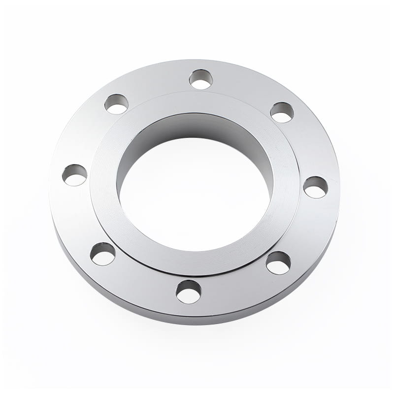 Thép không gỉ 304 Trượt trên mặt bích với một trung tâm được gia cố ở gốc