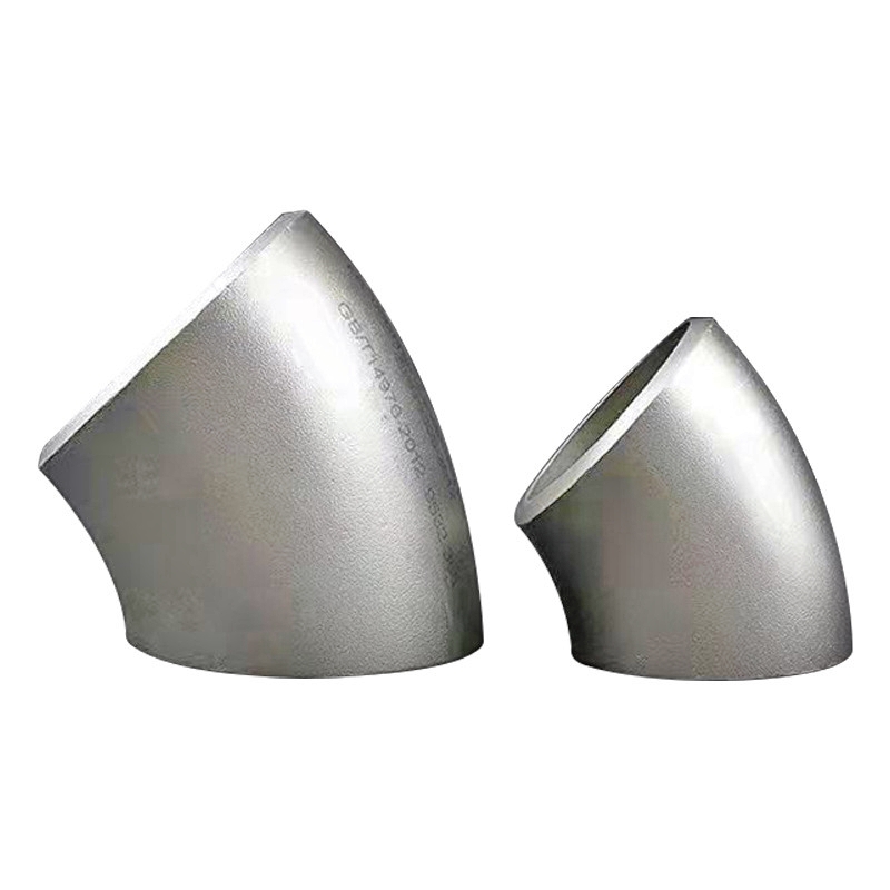 Khuỷu tay 45 ° Mông Mông 40S 316 Phụ kiện ống bằng thép không gỉ an toàn và không bị rò rỉ