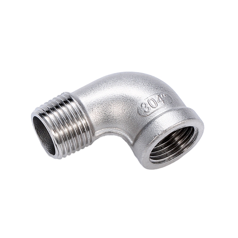 304 Thép không gỉ đúc 90 ° Phụ kiện đường ống ren đường phố đường phố 90 °