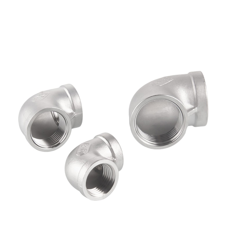 Đầu nối ống 150# ss có ren đường khuỷu tay 90 ° độ